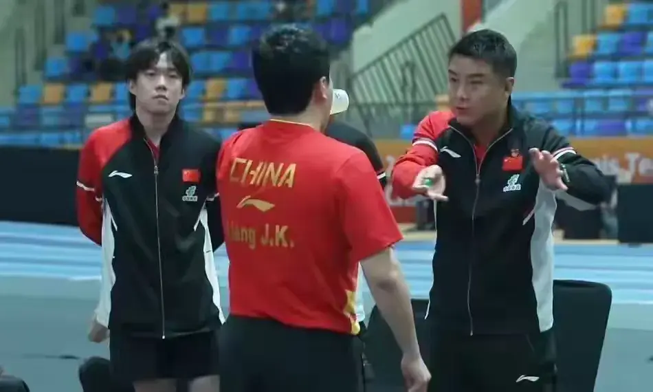 是梁靖崑对, 三是王楚钦 是梁靖崑对, 三是王楚钦